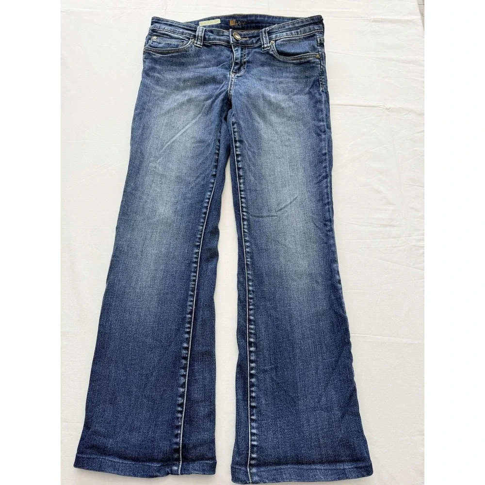 KUT From The Kloth Natalie High Rise Bootcut Jeans Womens 8 Blue 32x31 Denim